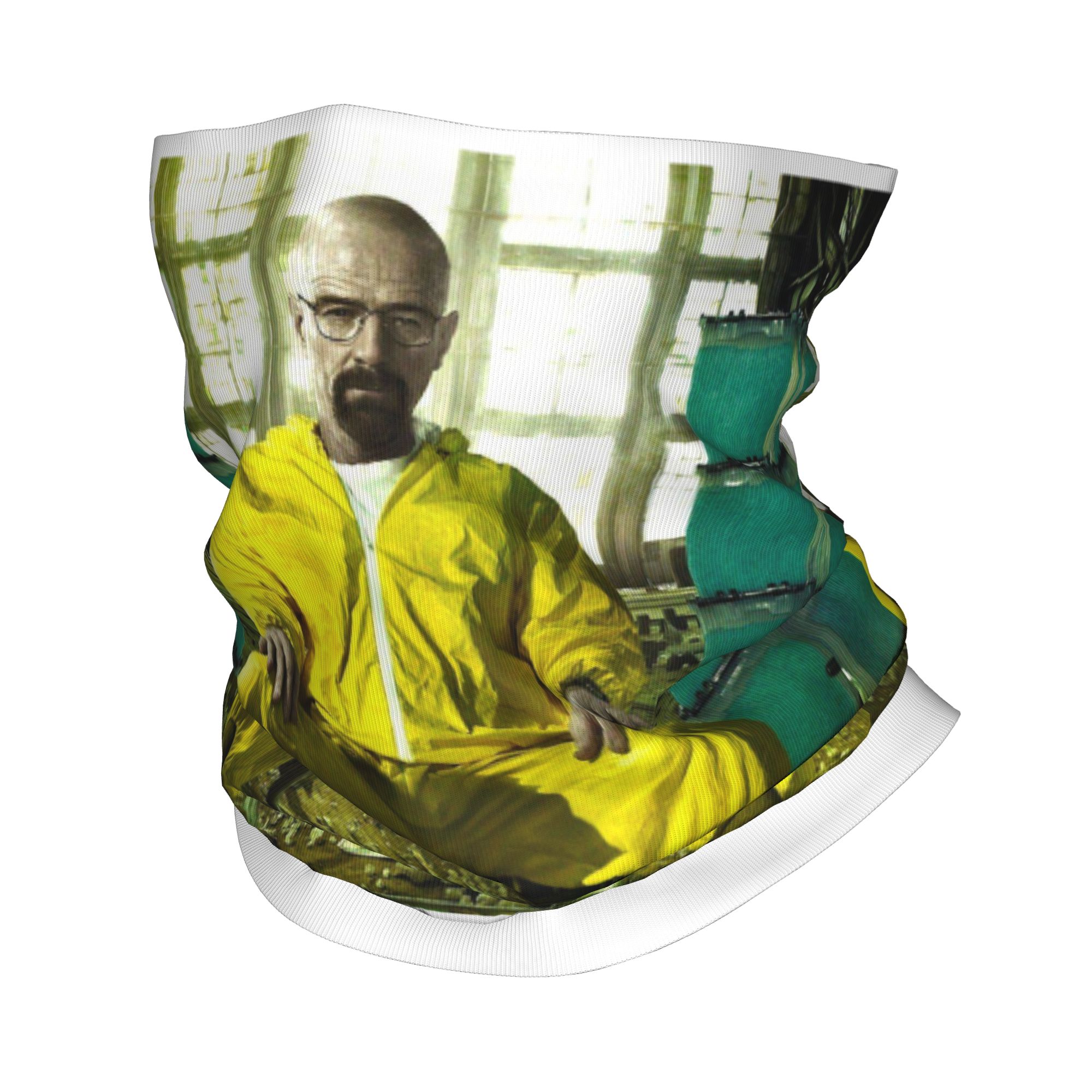Neck Gaiter Face Cover - Многофункциональный ветрозащитный бафф-бандана/шарф-труба с изображением Уолтера