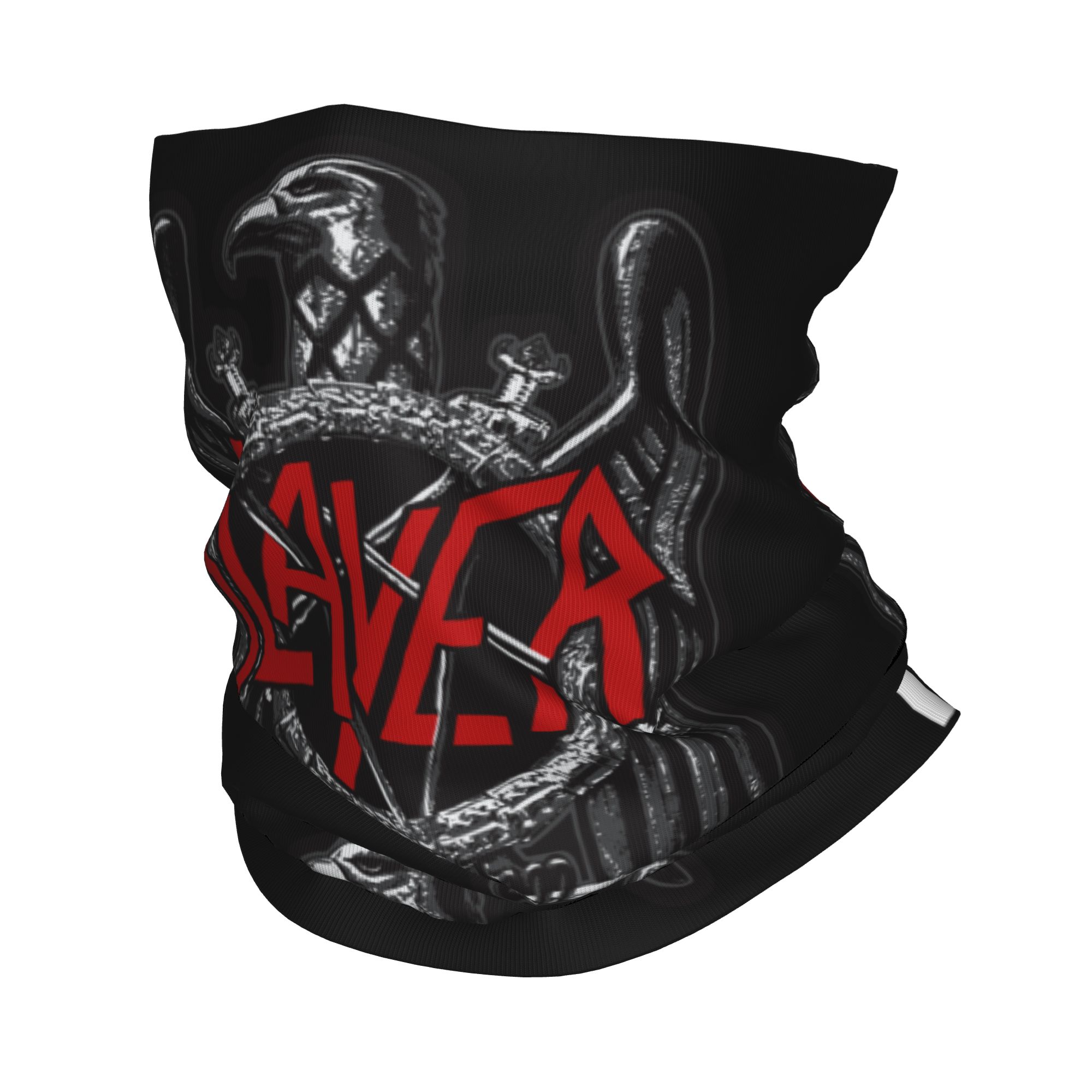 Neck Gaiter Face Cover - Многофункциональная бандана-бафф с логотипом Custom Slayers,