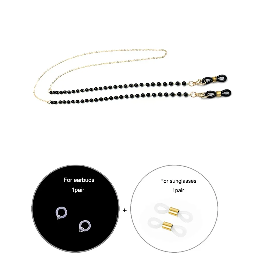Mask Chain Holder - Цепочка с кристаллами для маски, модный
