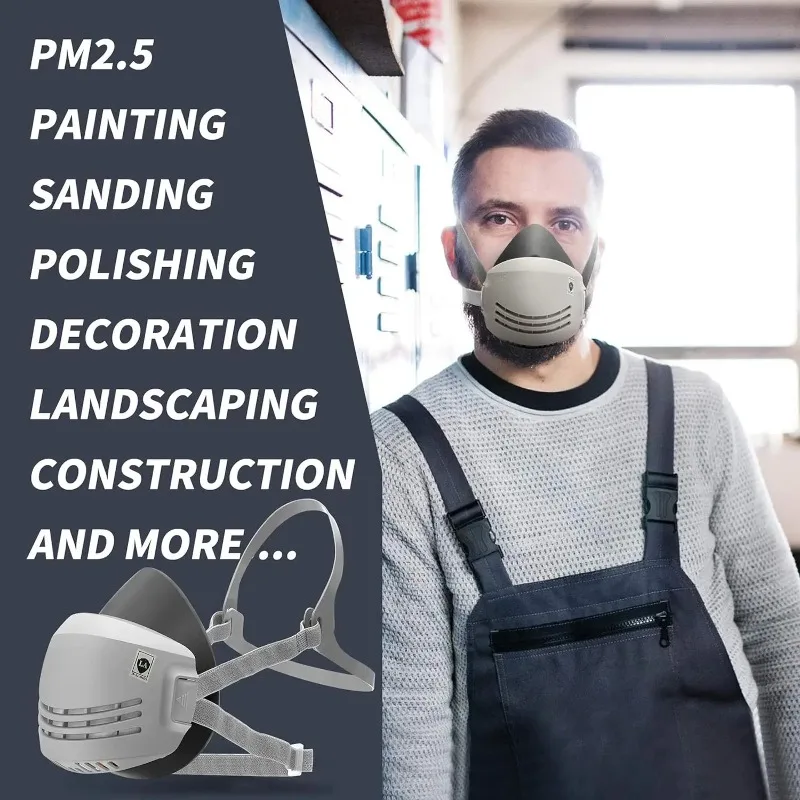 Dust Mask Construction - Пылезащитная маска + 20 шт. фильтров,