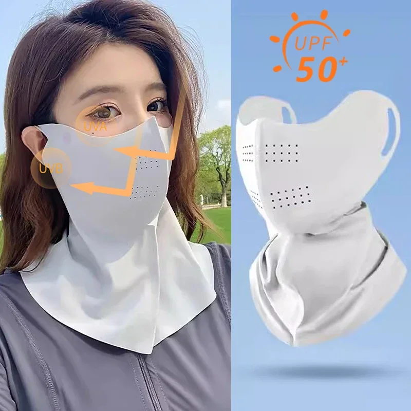 Sports Mask Breathable - Маска-шарф из ледяного шелка с УФ-защитой