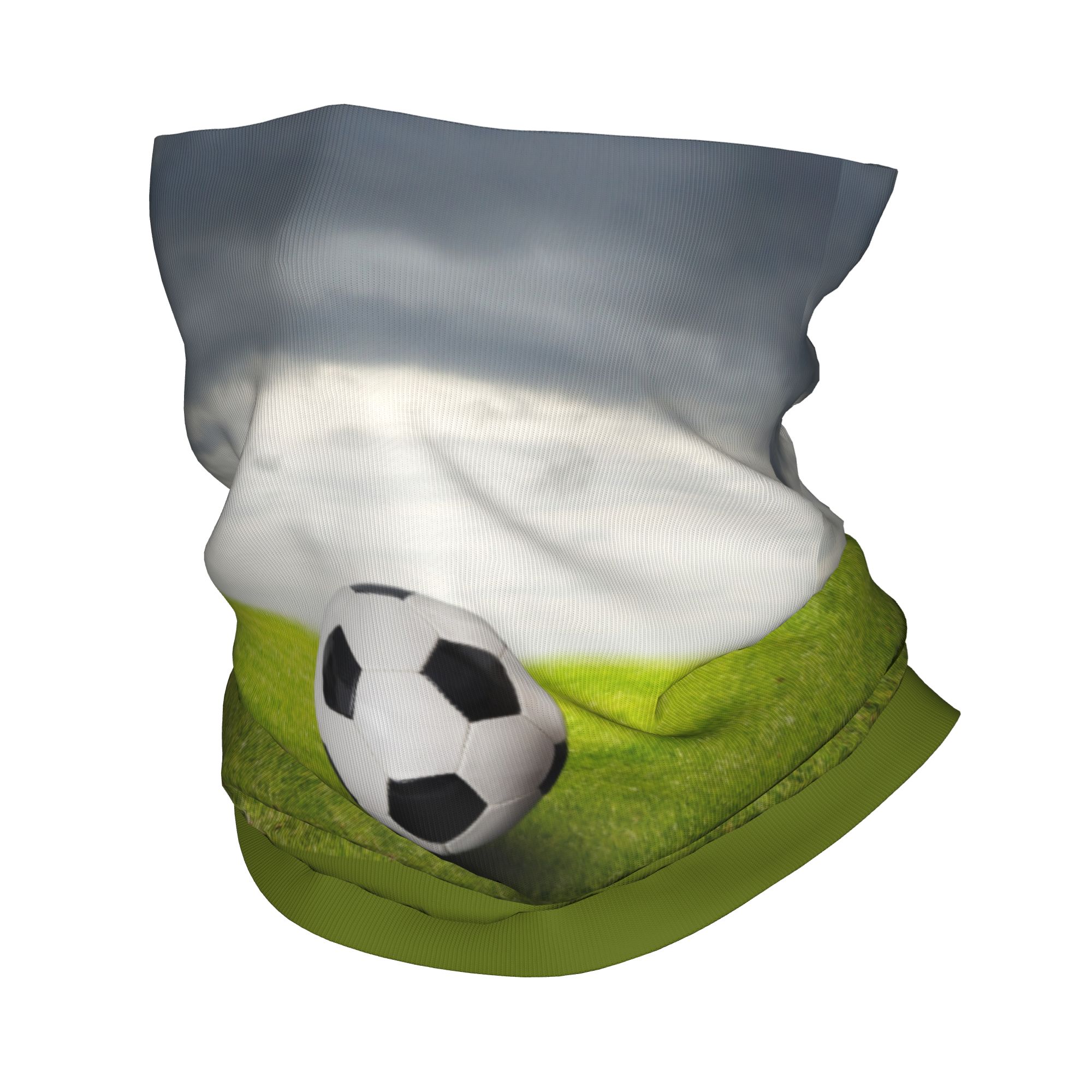 Neck Gaiter Face Cover - Многофункциональный ветрозащитный бафф-бандана с футбольным узором